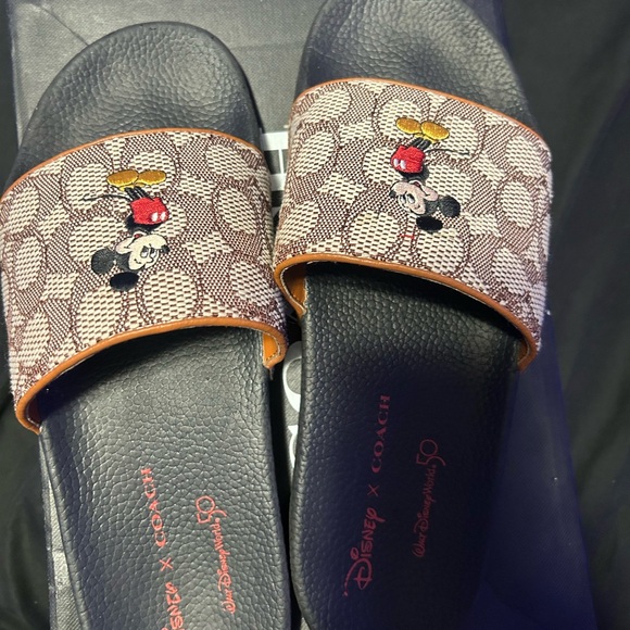 Coach 50th anniversary Mickey Mouse slides - Picture 1 of 1